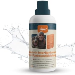 nimo® Wash-In Imprägnierung für Funktionskleidung | Wasserabweisend & Schmutzabweisend für Outdoor-Aktivitäten in der Wa