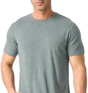 Merino Protect Herren Kurzarmshirt aus 100% Merinowolle - Geruchsresistent, leicht für Wandern & Reisen, OEKO-TEX STANDA