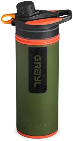 GRAYL GeoPress 710ml Wasserfilter für Outdoor-Abenteuer | 99,99% Bakterien- und Viruselimination | Ideal zum Camping und