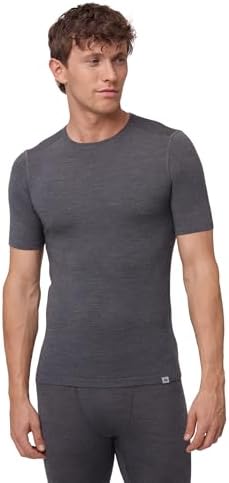 DANISH ENDURANCE Merino Shirt Herren – Atmungsaktive, warme Thermounterwäsche für aktive Freizeit!