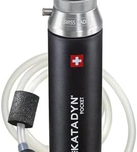Katadyn Pocket Wasserfilter 2010000 – Leicht, kompaktes Design für Camping und Outdoor-Abenteuer
