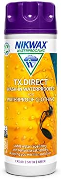 Nikwax TX Direct 1L – Hochleistungs-Imprägnierung für Outdoor-Bekleidung, ideal für Reisen und Abenteuer
