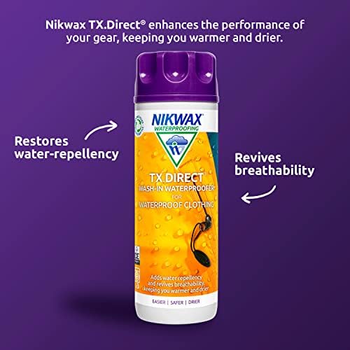 Nikwax TX Direct 1L – Hochleistungs-Imprägnierung für Outdoor-Bekleidung, ideal für Reisen und Abenteuer