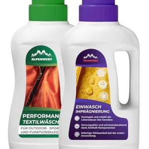 ALPENWERT® Sportwaschmittel & Imprägnierung für Outdoor- & Funktionskleidung | Made in Germany