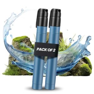 Wasserfilter Camping - Tragbarer Hochleistungs Trinkwasserfilter entfernt 99,99% Bakterien für Outdoor Survival, ideal z