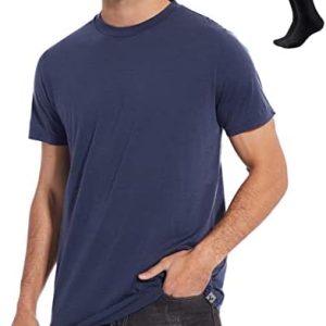 MERINNOVATION Merino T-Shirt Herren - Atmungsaktives Kurzarm Funktionsshirt für Alltag und Freizeit, geruchsneutral, ide