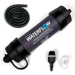 Wasser Filter tragbar - Mini Wasserfilter für Outdoor-Abenteuer - 99,9% Bakterienentfernung - Ideal für Camping, Reisen,