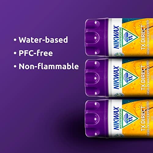 Nikwax TX Direct 1L – Hochleistungs-Imprägnierung für Outdoor-Bekleidung, ideal für Reisen und Abenteuer