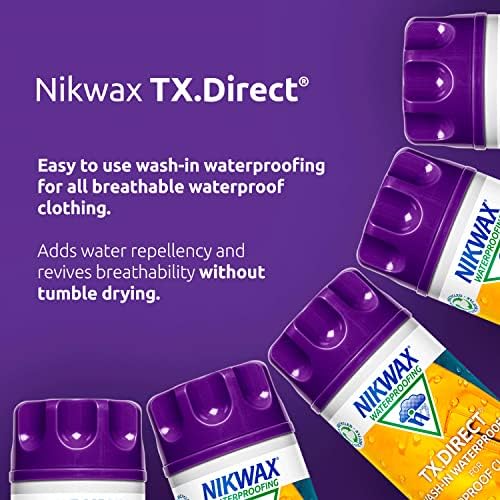 Nikwax TX Direct 1L – Hochleistungs-Imprägnierung für Outdoor-Bekleidung, ideal für Reisen und Abenteuer