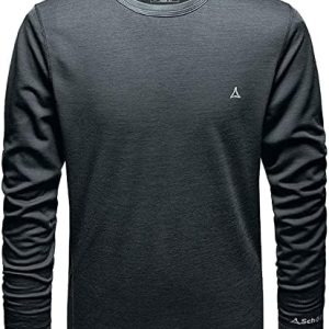 Schöffel Herren Merino Sport Shirt langarm, temperaturregulierend & atmungsaktiv für aktive Outdoor-Abenteuer
