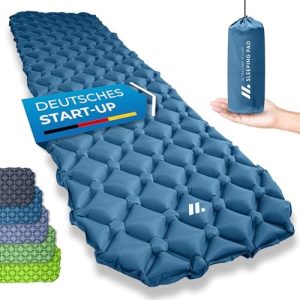 NORDMUT® Ultraleichte Isomatte mit Reparaturset – Ideal für Camping & Festivals, wetterfest und kompakt!