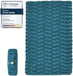 Naturehike Camping Isomatte, Ultraleichte Schlafmatte mit Integrierter Luftpumpe für Fahrrad- und Wanderzelte